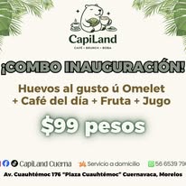 Café listo en CapiLand Café